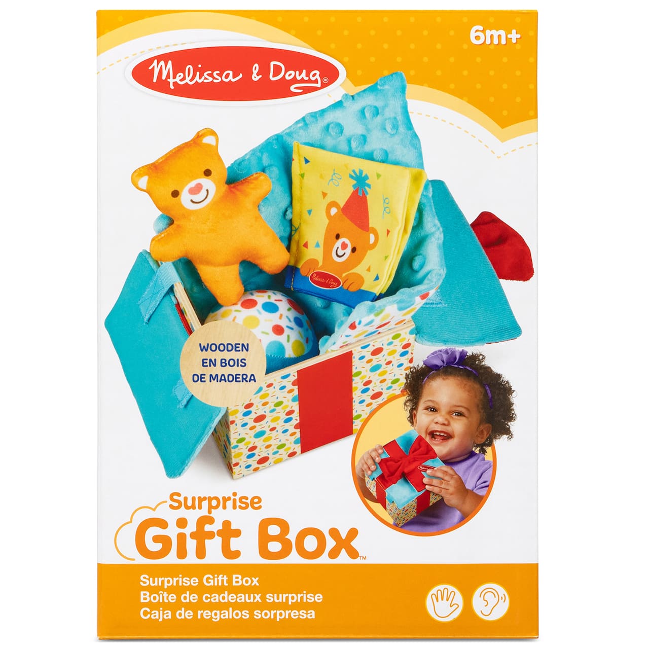 Melissa & Doug® Wooden Surprise Gift Box Play Set